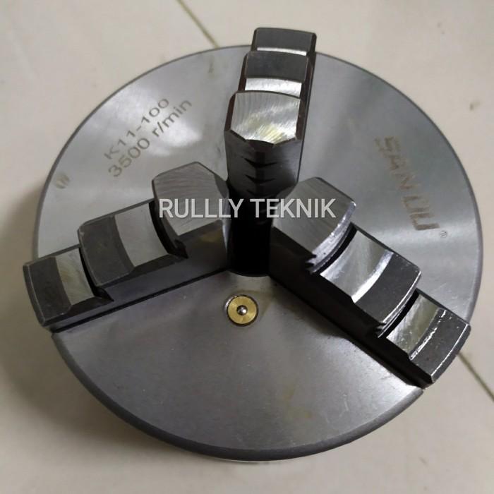 Chuck Bubut 4" 3 Jaw | Claw Bubut 3 Jaw | Catok Kepala Bubut 4 inch