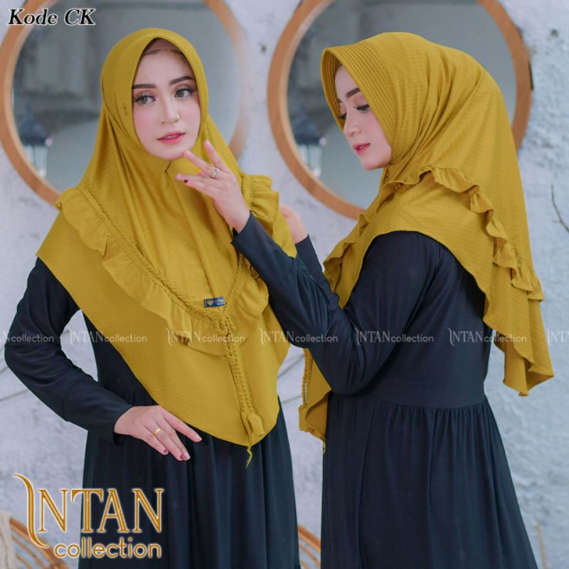 BERGO JERSEY SUPER/JILBAB INSTAN TALI TAMBANG/FASHION MUSLIM CKJ #FYP