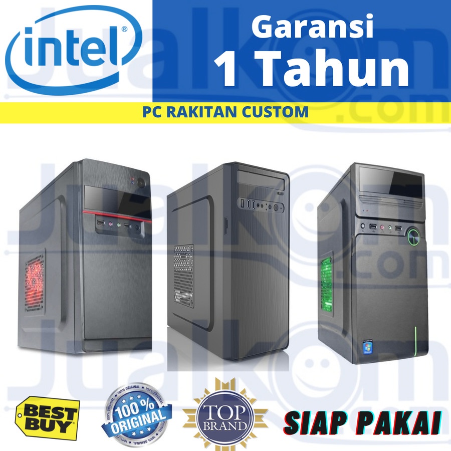 PC RAKITAN INTEL I3 10105F 4GB 256GB SSD 2GB VGA