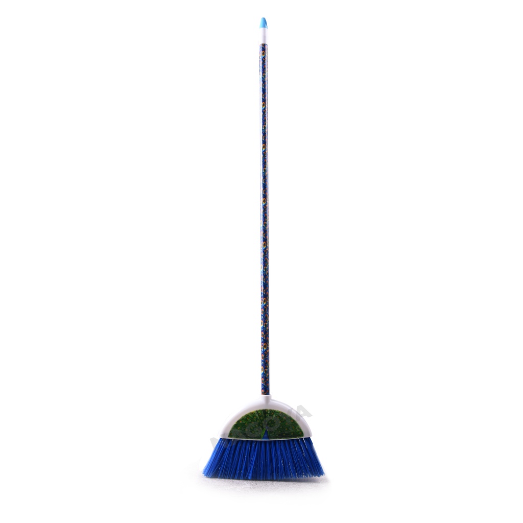 Ktmstore Sapu Nilon Peacock Sapu Plastik Sapu Lantai Broom biru Nagoya 820