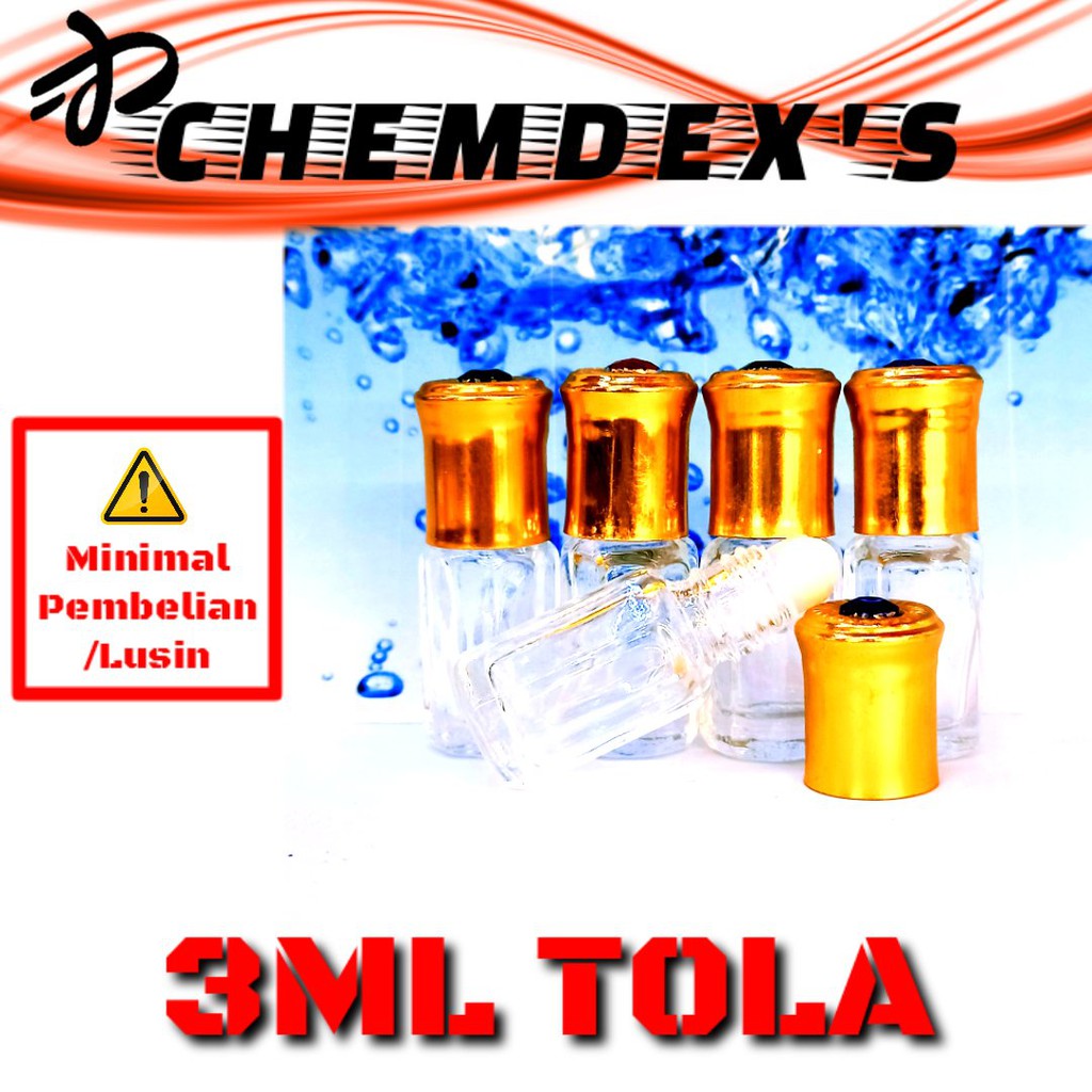 Jual Botol Parfum 3ML TOLA // ROLL ON || BOTOL PARFUM 3ML || BOTOL OLES ...