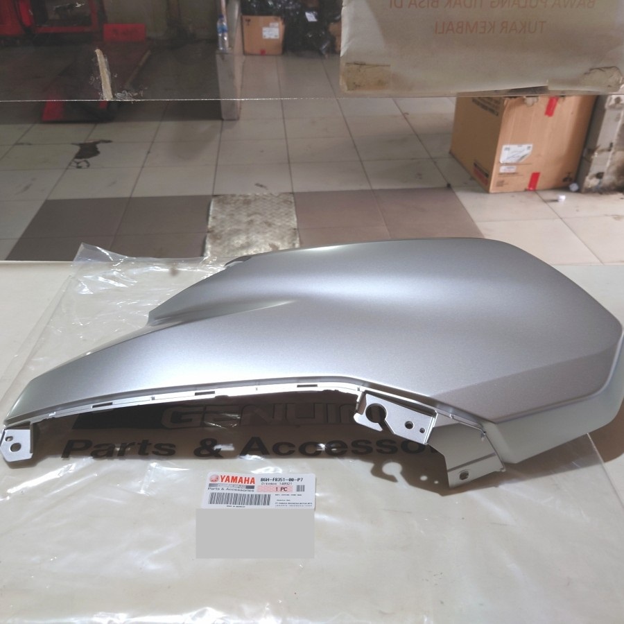 BODY COWLING COVER LAMPU DEPAN NEW NMAX N MAX 2020 SILVER KIRI