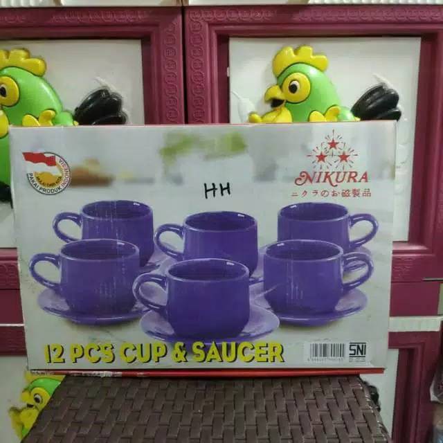 [GG] Gelas - Cangkir - Cangkir Set Nikura Full Set