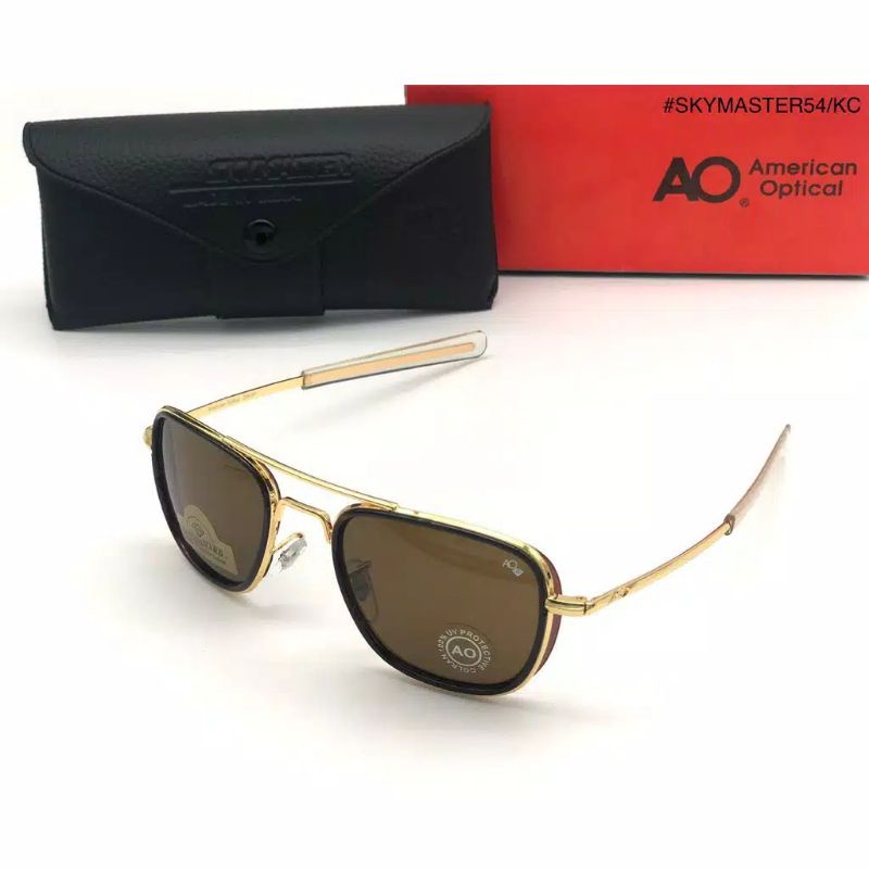 kacamata AO american optical skymaster pilot full set