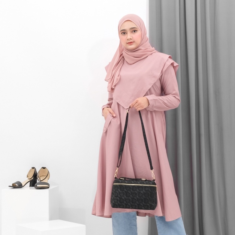 M01LDS Tas Wanita Import Batam Kekinian Kecil Kulit Terbaru  Pesta Trendi Tali Branded 2021 Undangan