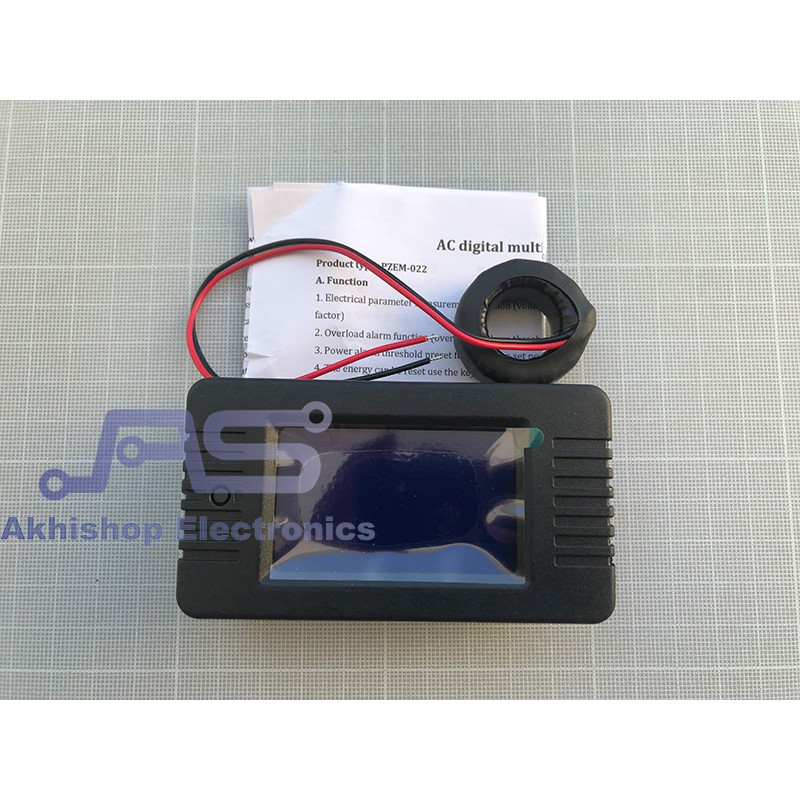 PZEM-022 AC 6in1 Volt Amp Watt Energy Frequency Power Factor Meter