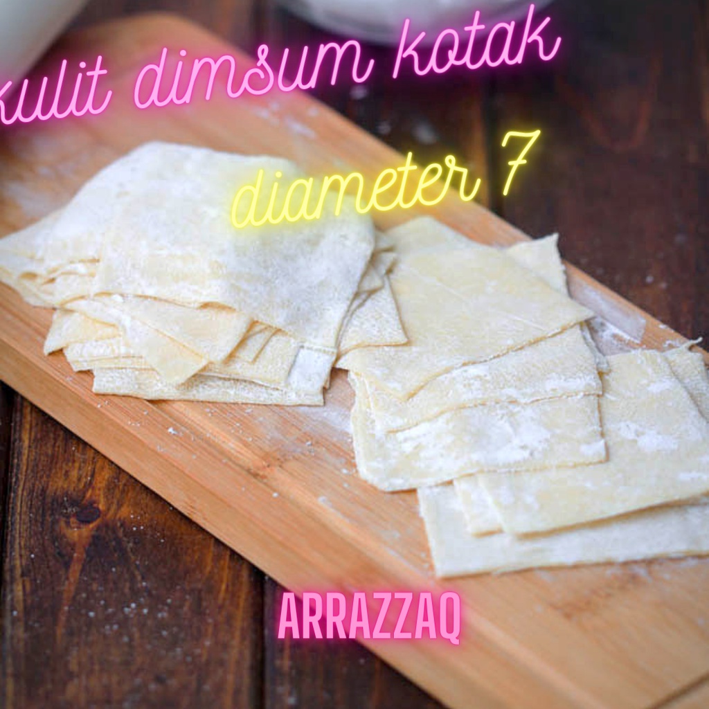 

Kulit Dimsum Pangsit gyoza siomay 7,5 cm 50 lembar pangsit / gyoza KOTAK POLOS