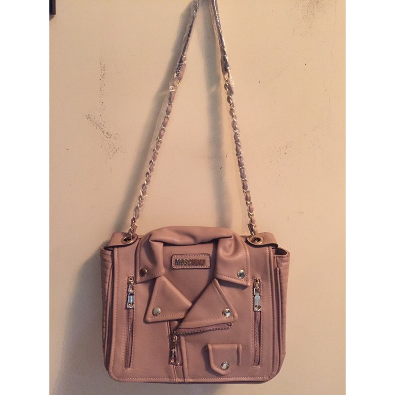 new moschino biker shoulder bag