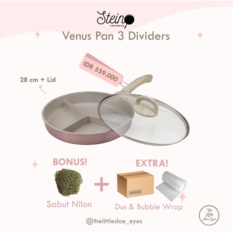 Stein Venus Pan 3 Dividers