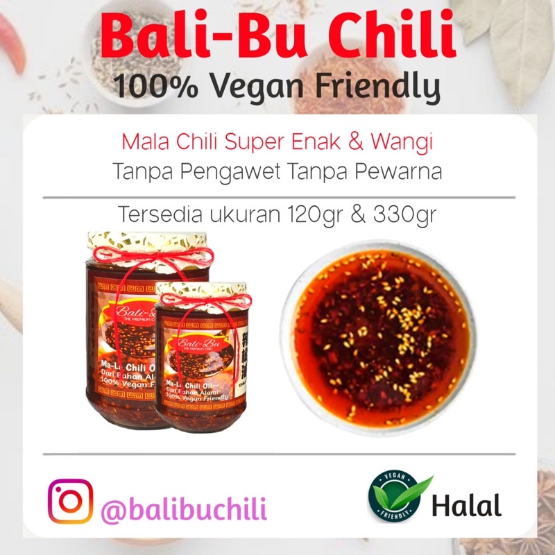 BALIBU MALA CHILI OIL READY STOCK 100%HALAL