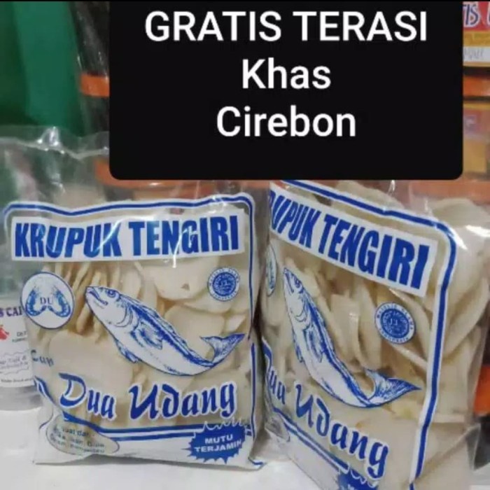 

SALE KRUPUK TENGIRI DUA UDANG 150 GRAM