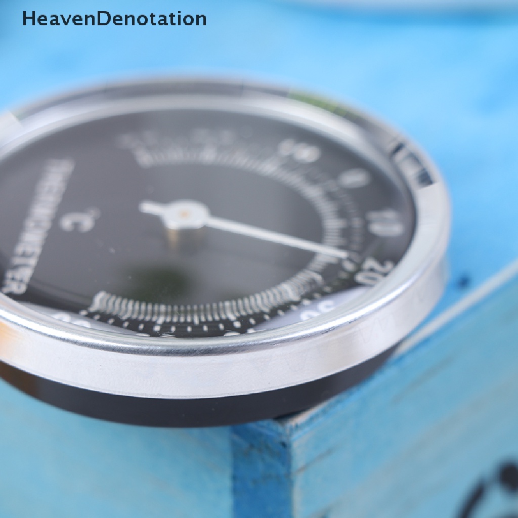 (Heavendenotation) Termometer Analog Mekanik 58mm Dengan Stiker Perekat Untuk Mobil