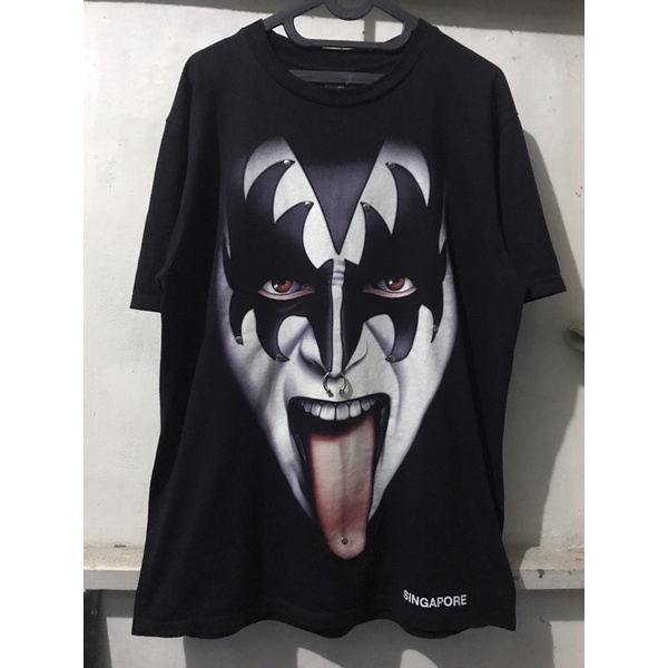 Kaos Band Kiss Gene Simmons Vintage Big Print