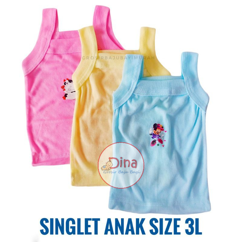 singlet anak MONITA size 3L