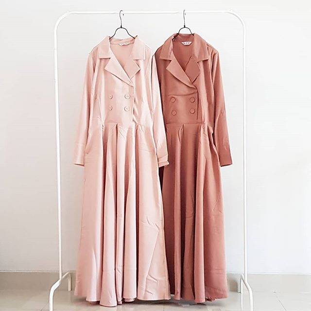 Gamis Kerah Blazer Shopee Indonesia