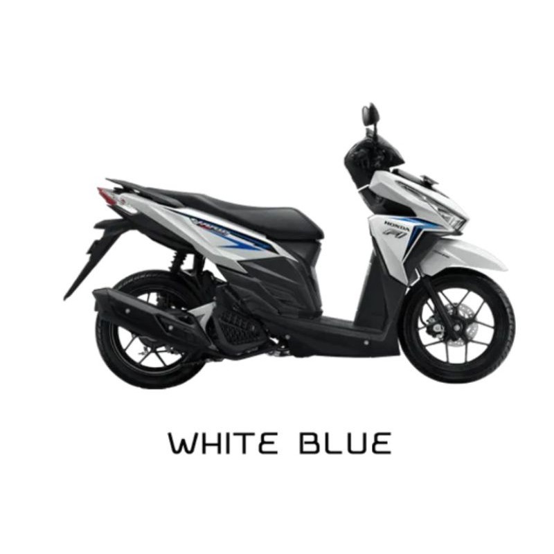 Stiker striping vario techno 2016 putih biru