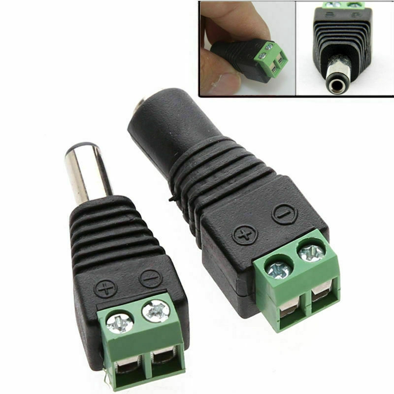 Konektor Adaptor CCTV Colokan Power Supply DC 12V Untuk Lampu LED Strip 50503528