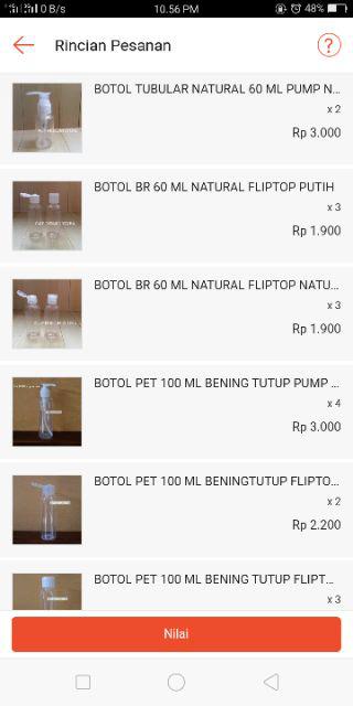 Botol Pet 100 Ml Bening Tutup Fliptop Putih