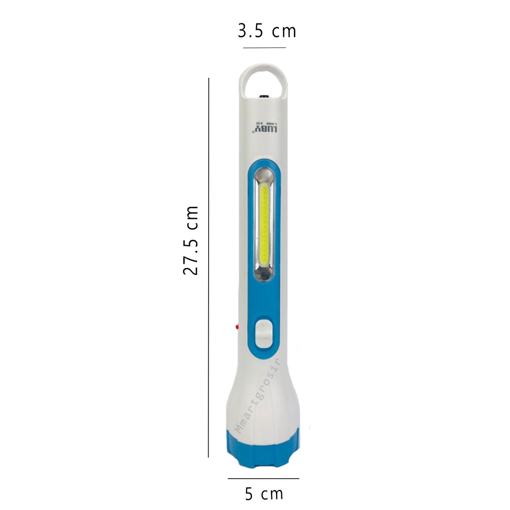 Senter LUBY / Senter Multifungsi / Senter Led Rechargeabletorch / L-8909 / A22