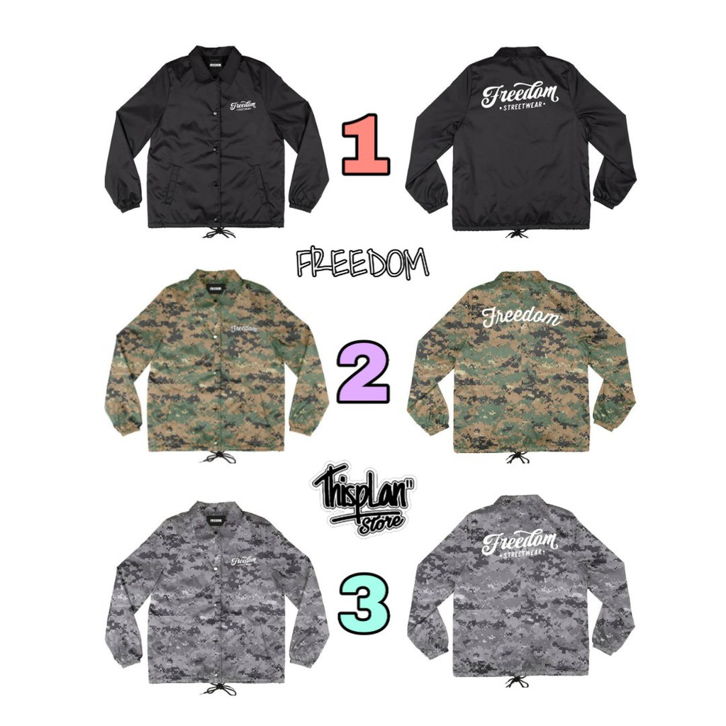 COACH JACKET FREEDOM