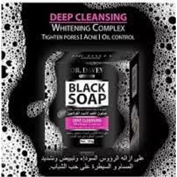 Dr Davey Black Soap Charcoal Sabun Batang Pembersih Wajah 100gram Shopee Indonesia