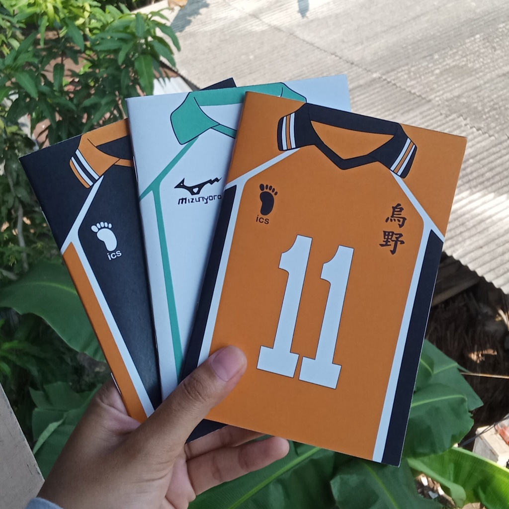 

Notebook Haikyuu!! Uk. A5 & A6 - Blanknotes | Buku Tulis Anime