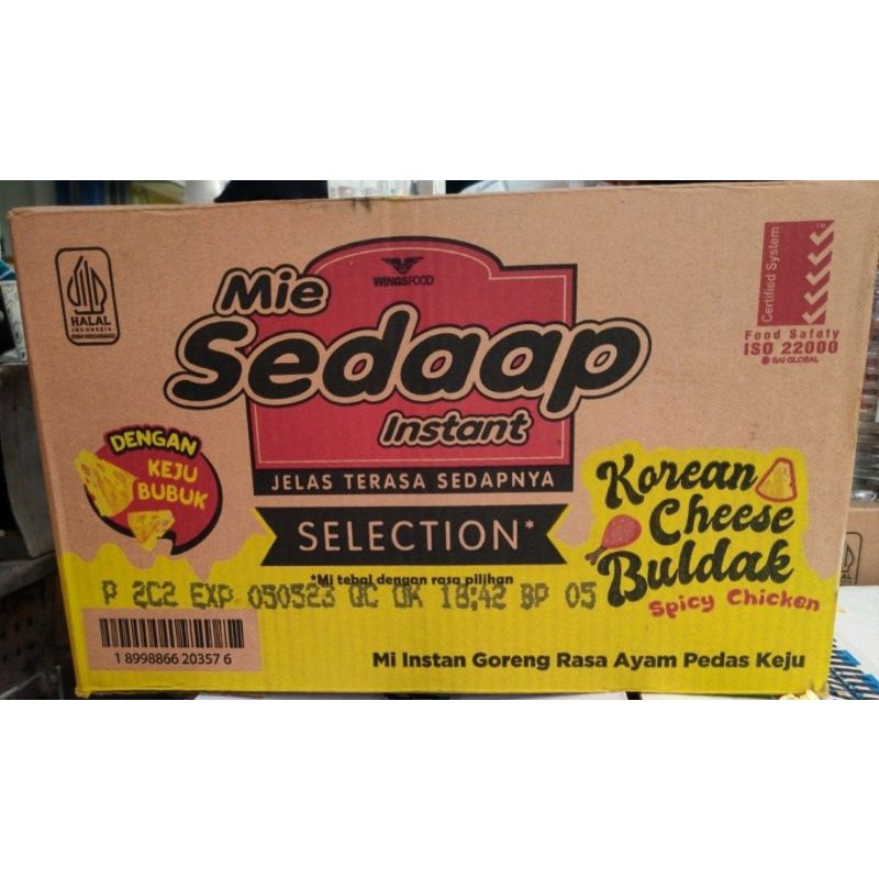 Jual Mie Sedaap Korean Cheese Buldak 40 Pcs Shopee Indonesia