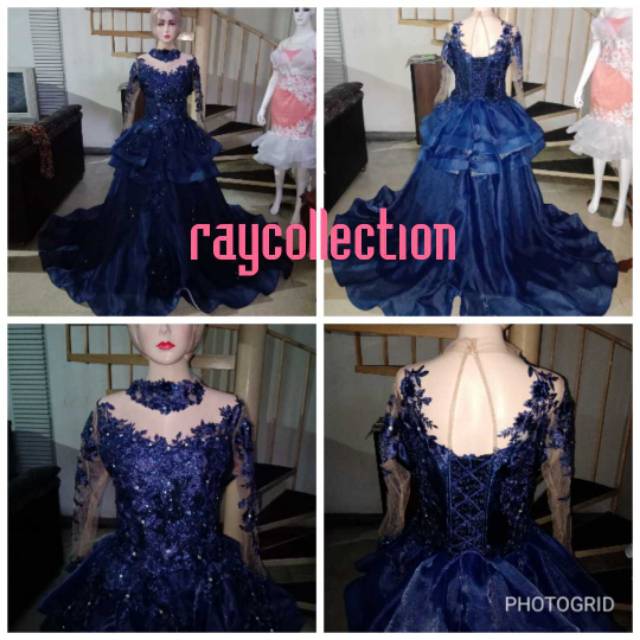 Gaun pengantin / gaun pengantin mewah/ gaun pengantin import