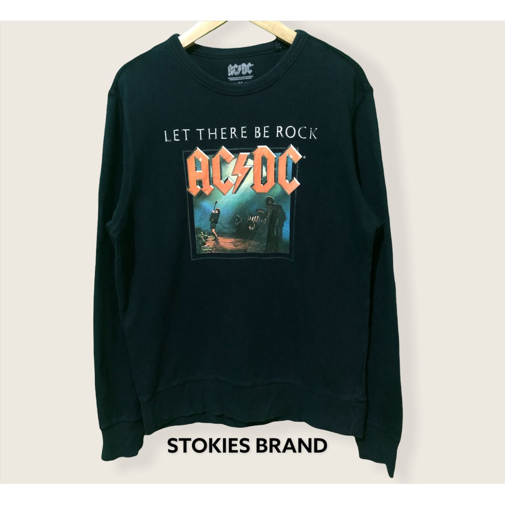 CREWNECK ACDC ORIGINAL | BAJU LENGAN PANJANG PREMIUM | SECOND BRANDED