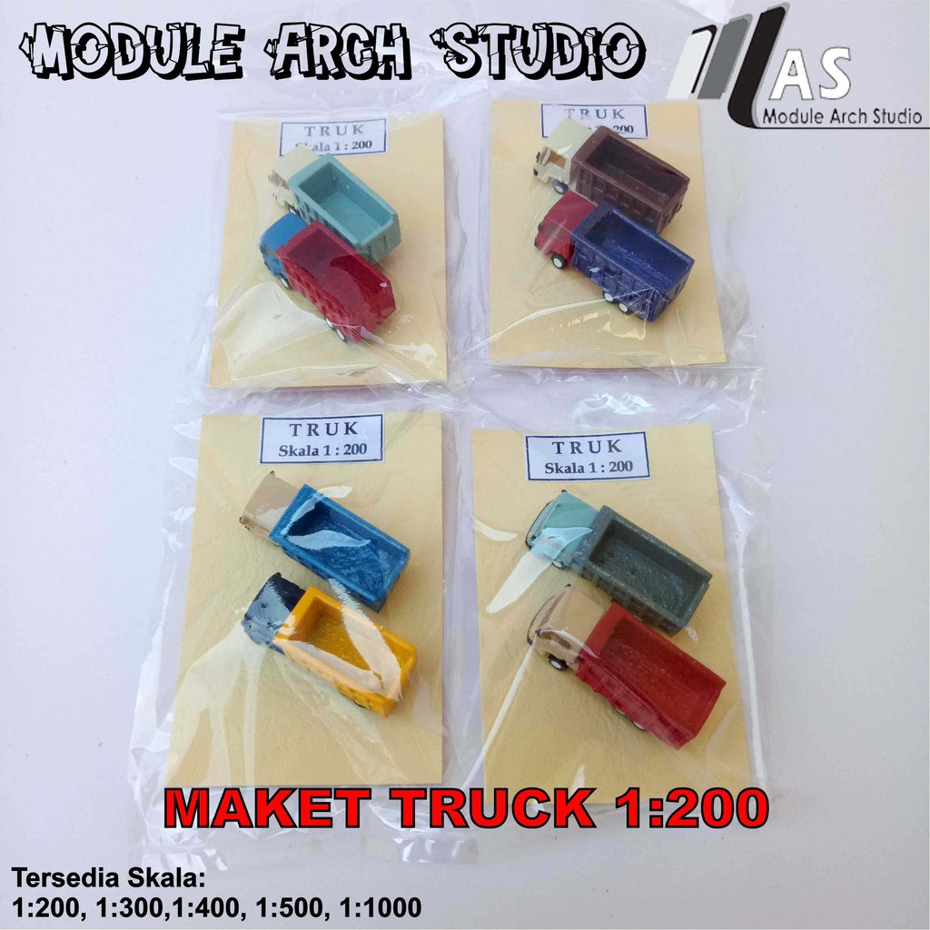 Maket Truck Skala 200-500 - Miniatur Truck