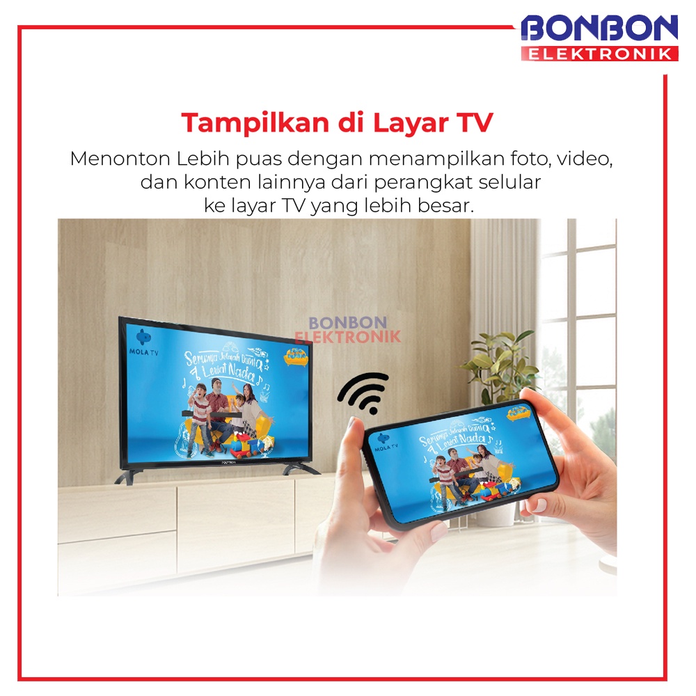 Polytron LED Smart TV 24 Inch PLD 24MV1859 / Digital Youtube Mola