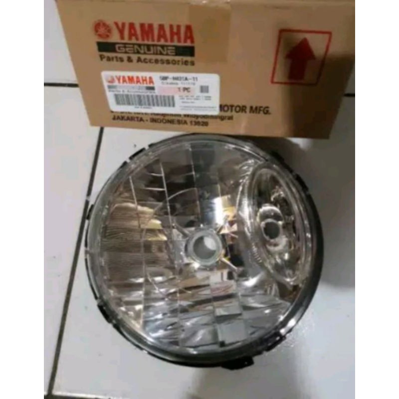 REFLEKTOR LAMPU DEPAN BULAT YAMAHA SCORPIO RX KING Original part Yamaha
