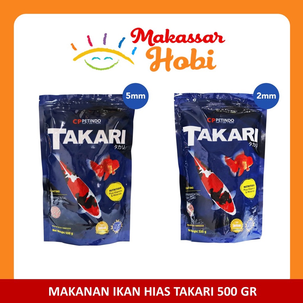 Makanan Ikan Hias Takari 500gr Pelet Kura Kura CP C P 500 gr gram 500g