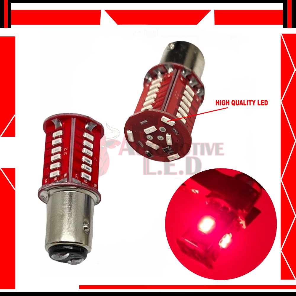 LAMPU STOP LED 13 MATA SMD BAYONET FLASH | BOHLAM LED STOP MOTOR | LAMPU STOP 13 MATA LED 1577