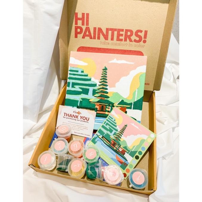 

Paint By Number [BALI] | ByPainters |Painting Kit| 20x20 & 10 Akrilik