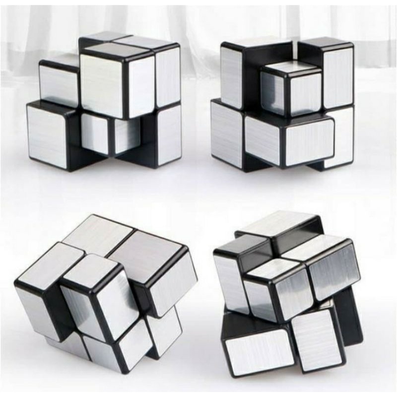 Rubik 2x2 Yongjun Yingmian Mirror 2x2 Silver ORIGINAL