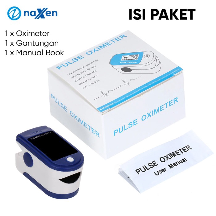 Oximeter Fingertip Pulse Alat Ukur Kadar Oksigen Darah Detak Jantung Fingertip Pulse Oksigen Meter