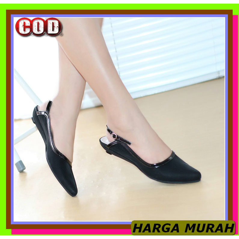 Heels Wanita Kerja Mewah Monna Vania Branded Import Batam Elegan  YL924 Sepatu Sendal Wanita Heels P