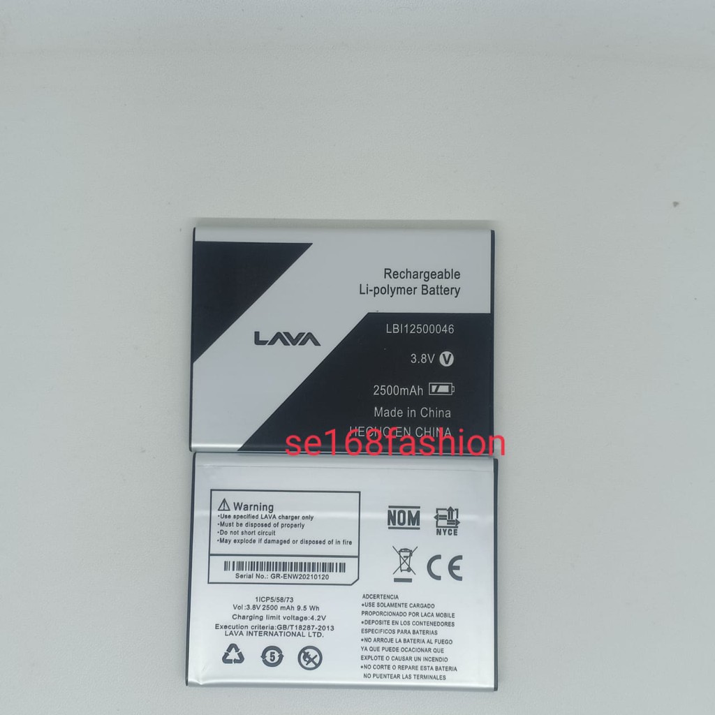 Baterai Lava iris 88 Lava iris 65 Lava iris 51 LBI12500046 LBI12500045 Batre Batere Battery