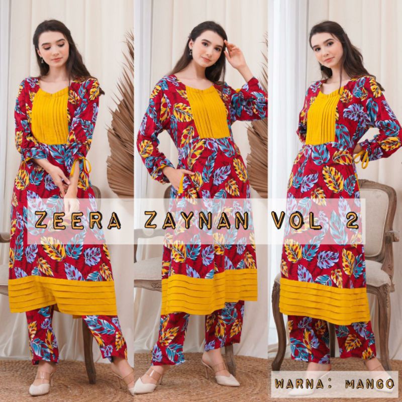 Daster arab ZEERA ZAYNAN Gamis Rayon Baju setelan