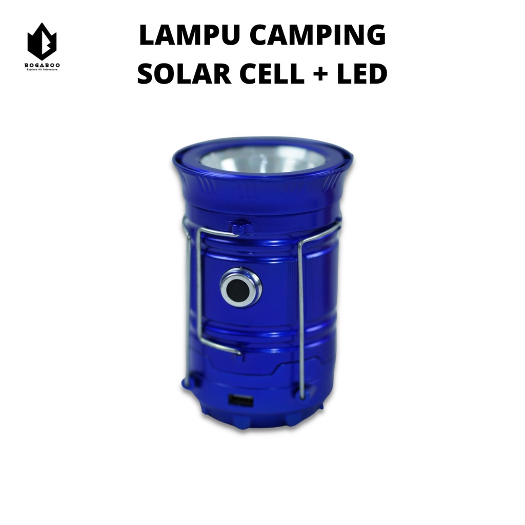 Lampu Solar M2000 - Lampu Senter - Lampu Camping LED