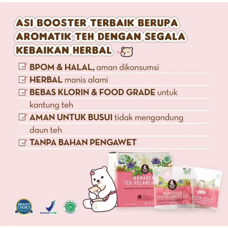 MamaBear Teh Pelancar ASI - ASI Booster