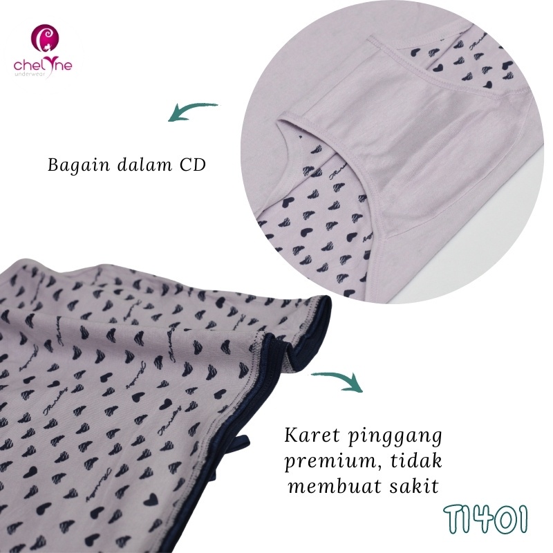 CD Remaja Chelyne Motif T1401 / T1294 / T1214 - Bahan Kaos Katun