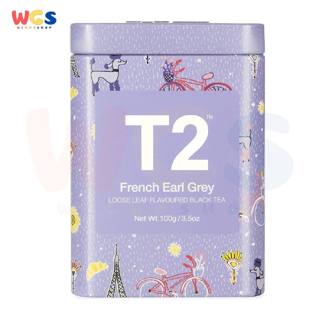 T2 Tea French Earl Grey Loose Leaf Flavoured Black Tea 3.5oz 100g