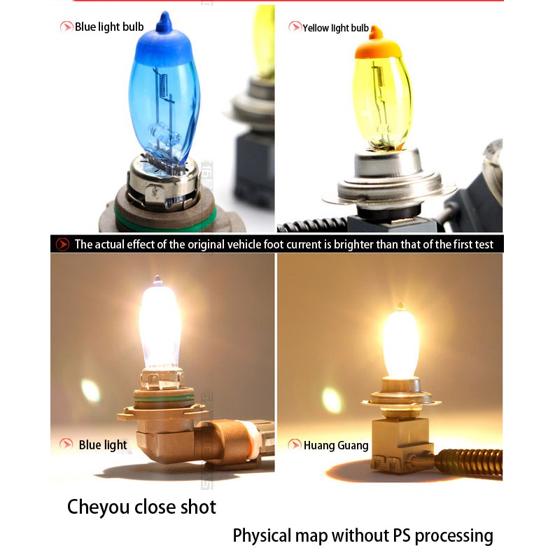 2x [In stock]100W Car H1 H3 H4 H7 H11 9005 9006  HOD Halogen Light Bulbs Fog Lamp Headlight fog lamp