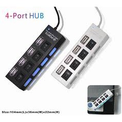 USB 4 PORT / USB HUB SAKLAR 4 PORT ON/OFF HIGH SPEED