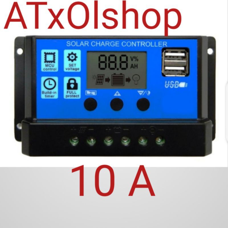 SCC PWM SOLAR CHARGER CONTROLER 10A SISTEM 12/24V