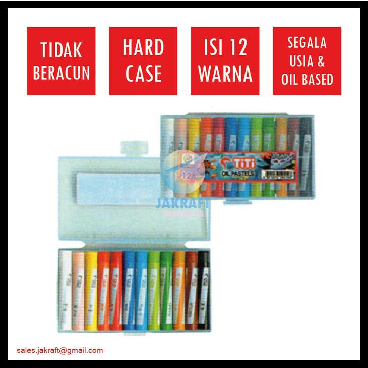 

Krayon Crayon Titi 12 Warna Hardcase Aman Berkualitas Anti Air Murah Kode 1440