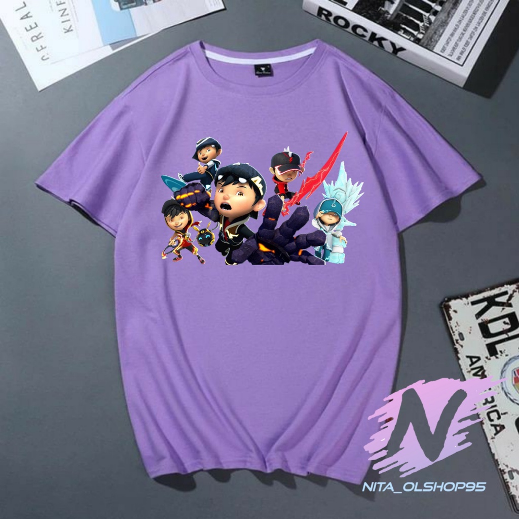 kaos anak BOBOIBOY baju kartun anak