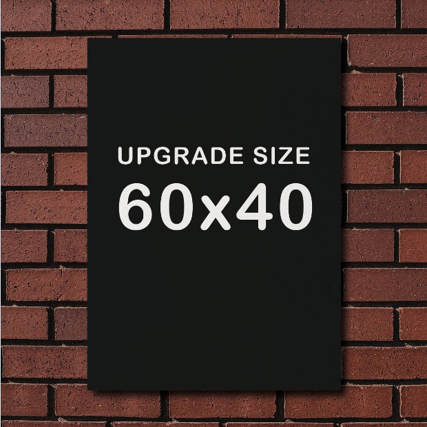 Poster + Bingkai Kayu (60x40)